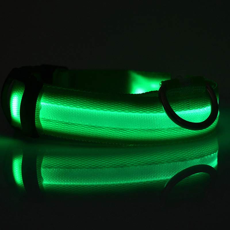 LED Dog Collar USB Rechargeable