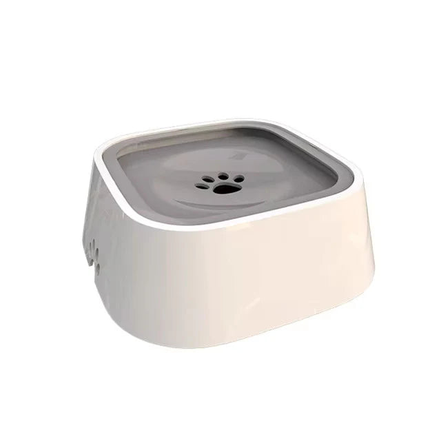 No-Spill Pet Water Bowl with Floating Disc