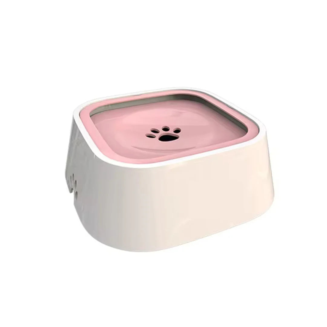 No-Spill Pet Water Bowl with Floating Disc