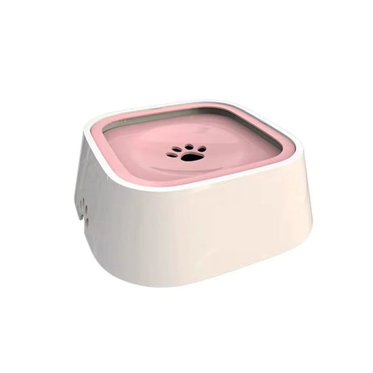 No-Spill Pet Water Bowl with Floating Disc